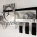 Large Silver/Black 3D Wall Clock - Modern Abstract Metal Wall Art by Jon Allen   352425380479